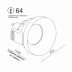 Встраиваемый светильник LeDron DL2028 Black