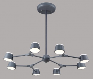 Люстра светодиодная Crystal Lux MADRID SP8 GRAY