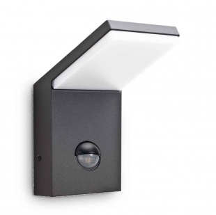 Уличный настенный светодиодный светильник Ideal Lux Style Ap Sensor Antracite 4000K