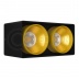 Накладной светильник LeDron KEA 2 ED GU10 Black-Gold