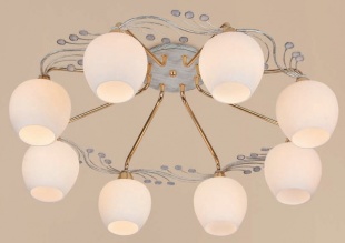 Люстра белый с золотом Citilux Сюита CL153182