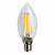 Лампа светодиодная Kink Light E14 6W 2700K прозрачная 098356,21