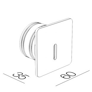 Встраиваемый настенный светильник LeDron S712 White