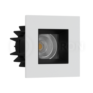 Встраиваемый светодиодный светильник LeDron FAST TOP SQ MINI WHITE/BLACK