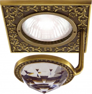 Точечный светильник FEDE SAN SEBASTIAN DE LUXE Bright Patina FD1033CLPB