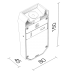 Настенный светодиодный светильник LeDron WWF1206-White