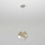 Подвесной светодиодный светильник Eurosvet Wonder 50230/1 Led янтарный