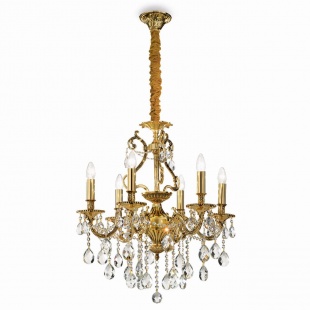 Люстра с хрусталем Ideal Lux Gioconda SP6 Oro