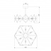 Люстра Eurosvet Origami 60121/6 латунь Smart