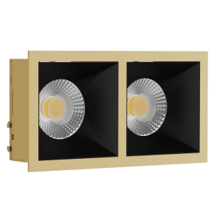 Встраиваемый светильник LeDron RISE KIT 2 Gold/Black