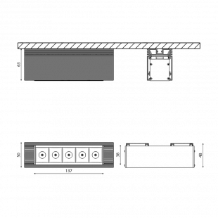Светильник светодиодный для низковольтного трека SWG SY 007805