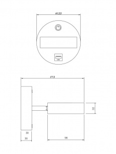 Потолочный светодиодный светильник Freya Cells FR10012CL-L24W
