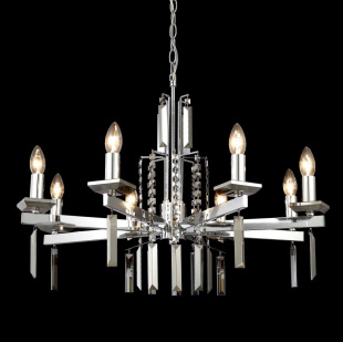Подвесная люстра Crystal Lux Marron SP8 Chrome