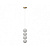 Подвесной светодиодный светильник Kink Light Мони 07627-4,01