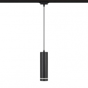 Трековые светодиодный светильник Eurosvet Topper 50163/1 LED черный