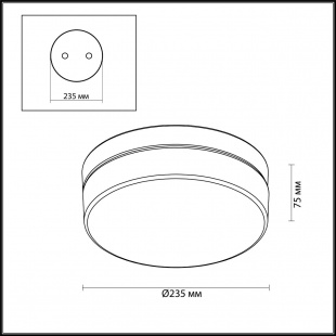 Настенно-потолочный светильник Odeon Light Rima 4680/12CL