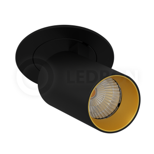 Встраиваемый светодиодный светильник LeDron DANNY MINI S 40 Black-Gold