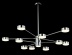 Люстра Crystal Lux Goracio Goracio SP10+1 D1100 Chrome