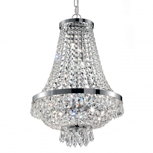 Люстра с хрусталем Ideal Lux Caesar SP6 Cromo