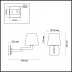 Бра Odeon Light Edwin 4101/1W