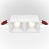 Встраиваемый светодиодный светильник Maytoni Technical Alfa LED Dim Triac DL043-02-10W4K-D-SQ-W