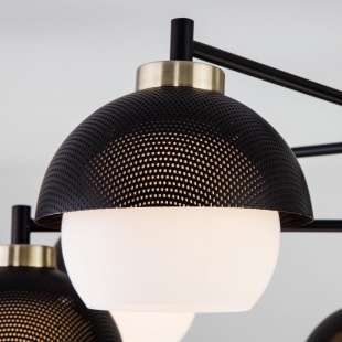 Люстра потолочная Eurosvet Nocciola 70106/8 черный