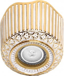 Накладной точечный светильник FEDE SAN SEBASTIAN Gold White Patina FD1017SOP