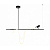 Подвесной светодиодный светильник Kink Light Кайли черный 08039-120A,19