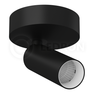 Накладной светодиодный светильник LeDron SAGITONY-R40-Black-White