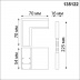 Коннектор L-образный Novotech Flum 135122