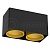 Накладной светильник LeDron KEA 2 ED GU10 Black-Gold